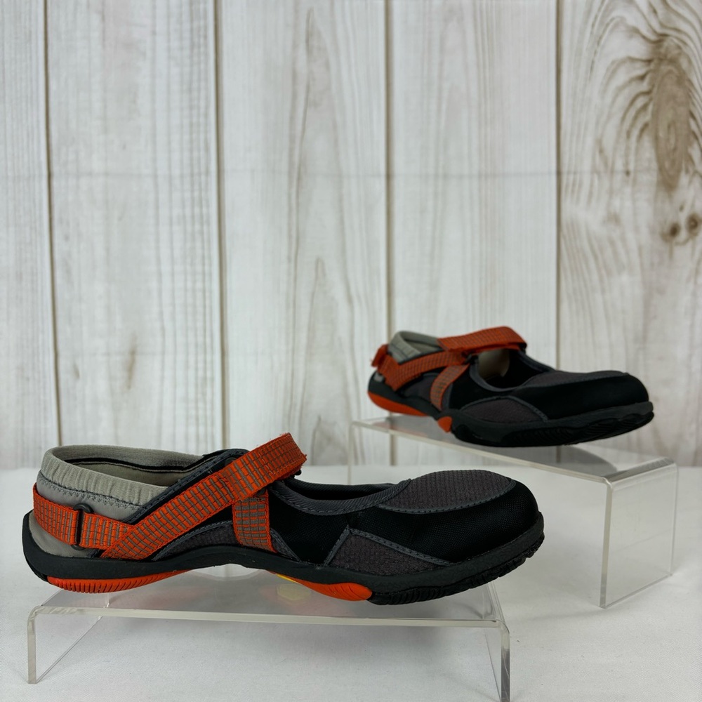 Merrell River Glove Shoes Mary Jane Flats Water Resistant Gray Orange Size 5 - Picture 3 of 14